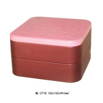 Large metal square tin box for mooncake packaging empty gift tin box for food storage