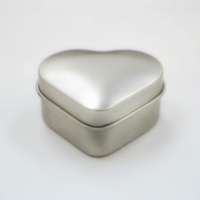 Heart-shape Lip Balm Tin Container