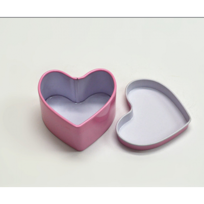 High quality lacie heart shaped metal box for Christmas gift