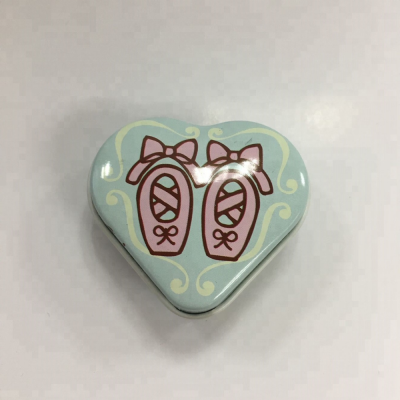 customer design heart shape small metal gift/ring box