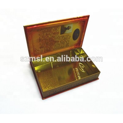 The Holy Bible Book shape Christmas candy metal tin box packaging