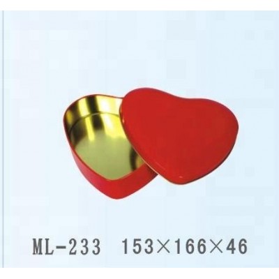 heart shape chocolate tin box candy packaging can