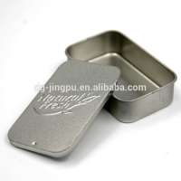 Factory embossed metal candies chewing gum mint slide tin box